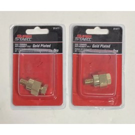 super start (LOT OF 2) 01411 SUPER START SIDE TERMINAL REPLACEMENT BOLT GOLD PLATED