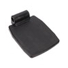 2pcs Wheelchair Footplate Plastic Ergonomic Wheelchair Footrest Pedal Replacement Accessory