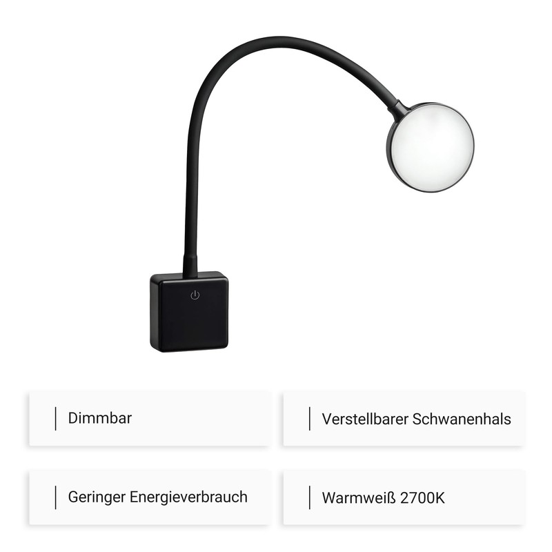 SEBSON LED Socket Lamp Dimmable Black Light for Socket 4
