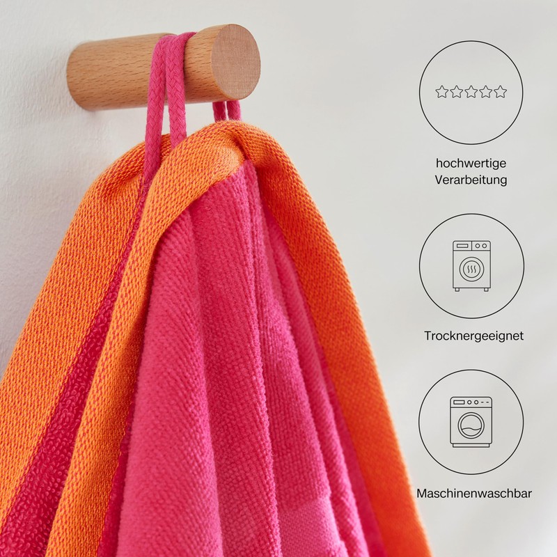 s.Oliver Beach Towel 090 x 180 cm - 100% Cotton,