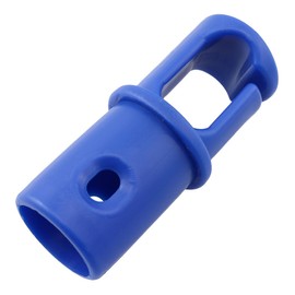 Trampoline Bar Cap RLECS 8PCS Blue Universal Trampoline Rod Cap, Trampoline Enclosure Pole Caps, Trampoline Shell Rod Cap, Trampoline G-Hook, Trampoline Pole Cap,OD 32, ID 28