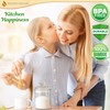 Golden Nature Bamboo Spoon Set (5 Pc), Small Kitchen Teaspoons,