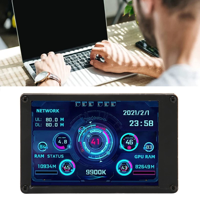 Sxhlseller , 3.5 Inch IPS USB Computer Temp, PC Sensor