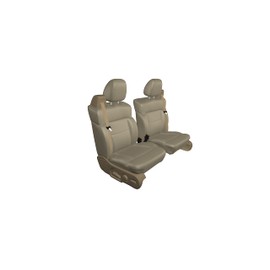 1999-2002 Chevy Silverado, Suburban, Tahoe, GMC Sierra,Yukon Front Bucket Exact Fit Seat Covers, (Dark TAN)