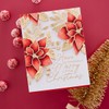 Spellbinders Poinsettia Bloom Etched Dies, Metal