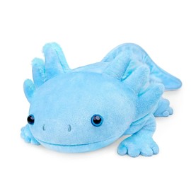 RLOMUTE Soft Axolotl Plush Toy - Cute Axolotl Pillow Realistic Ambystoma Animal Toy 51cm/20" Unique Ambystoma Plush Toy Model Doll Kids Gift (Blue)