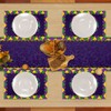 Linen Mardi Gras Placemats Set of 4 New Orleans Brazi