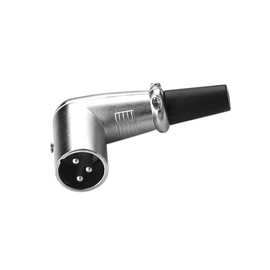 SIENOC 90 Degree XLR 3 Pin Microphone Speaker Plug Right Angle Adapter Connection (Pack of 1)