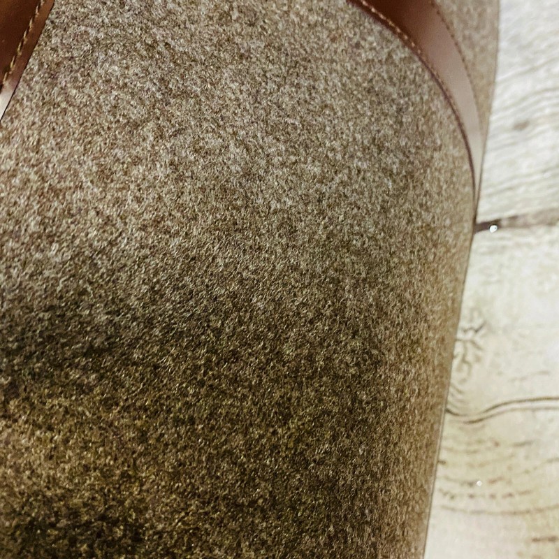 ARAMIS MEN SUEDE DUFFLE BAG BROWN - NEW