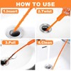 Drain Clog Remover, Effective Drain Snake Hair Drain Clog Remover,