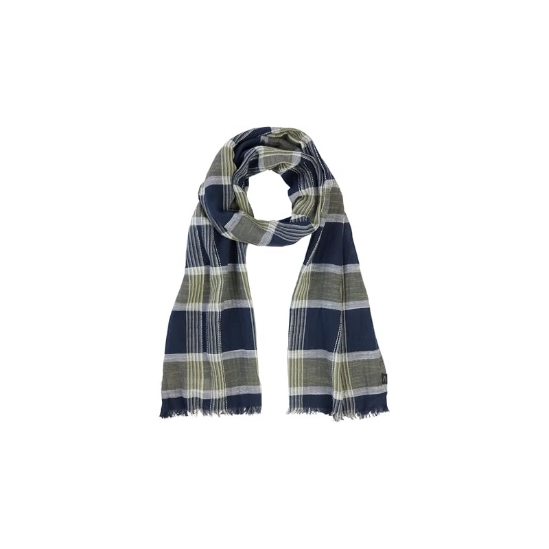 camel active Men's Organic Cotton Scarves, dark green, Unit size