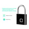 Smart Fingerprint Padlock Rechargeable Keyless 10 Fingerprints Morse Code Emergency