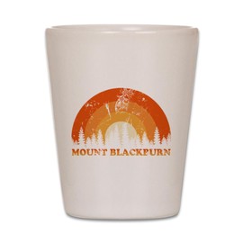 CafePress Vintage Mount Blackburn Fan Retro Cool Unique and Funny Shot Glass
