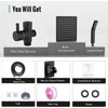 Shower Head with handheld, High Pressure 8'' Rain Shower Head/Brass