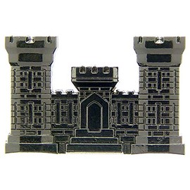 United States Army Engineers Officer Branch of Service Insignia Black 1" Lapel Pin