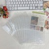 YTTEEIRRAC Clear File Storage Holder, Card File, Transparent, Business Card