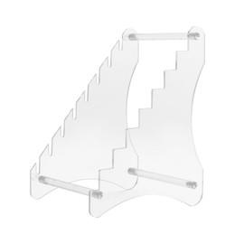 awagas Acrylic Knife Display Stand, Dagger Stand Clear Knife Display Rack Holder for 8 Knife Fixed Blade Knife Collection Display Stand Holder Suitable for Knife Collection Display,Home Decoration,DIY