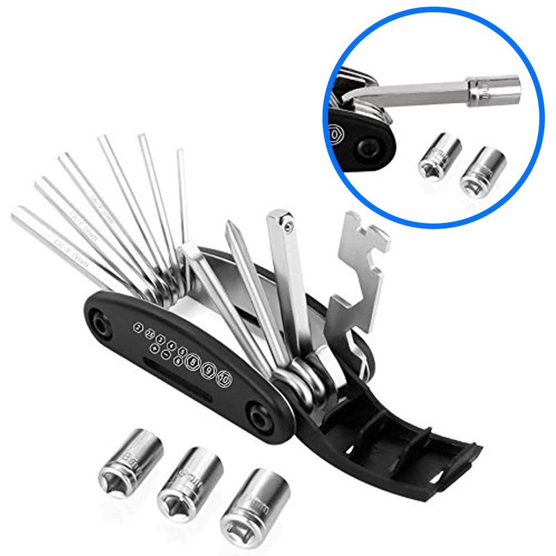 MMOBIEL 16 in 1 Multi Functional Bike Mechanic Repair Set