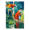 Stupell Industries Tropical Parrots in Jungle Wall Plaque Art Design