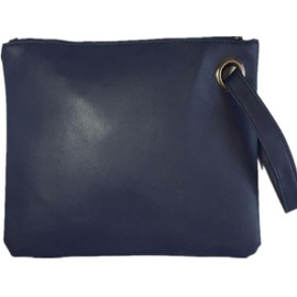 Evening Bags Purse Envelop Clutch Chain Shoulder Womens Wristlet Handbag Foldover Pouch, Deep Blue, Large