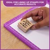 Crafter's Companion Crafter's Companion-12 x 12" Professional Stamping Mat, Purple,