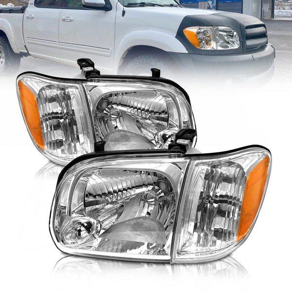 AXLAHA 2005-2006 Tundra Headlights Assembly for 2005-2006 Toyota Tundra /