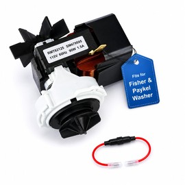 479595 Washing Machine Pump and Fuse Kit for Fisher & Paykel Washer GWL11, GWL15, IWL12, IWL15, IWL16, WA37, WA42, Replaces 420325P, SM479595, 426375P, 479585, AP6791227, PD000566711