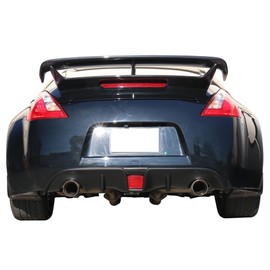 Rear Diffuser Compatible with 2009-2020 Nissan 370z, GT Style Unpainted PP Spoiler Valance Chin Rear Lip by IKON MOTORSPORTS