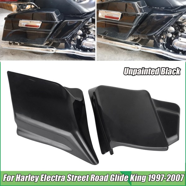 Unbranded Black Side Cover Panel For Harley 1997-2007 Electra Street