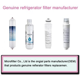 2Pack, Microfilter Refrigerator Water Filter, DA2010CB, Compatible with HAFEX/EXP, 5231JA2010B, GE. NSF Certified