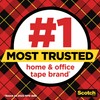 Scotch Transparent Tape, 1/2 in x 1296 in, 2 Rolls