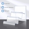 Topbathy 3 Tier Clear Acrylic Wallet Display Stand Holder Handbag