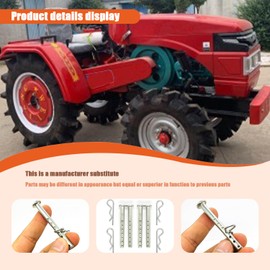 Juego de 4 horquillas con clip R 014973472795 472795 -14X 2-12''