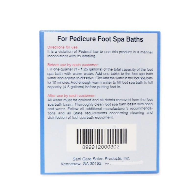 SANI CARE Sani-Tablet 100 Tablets (Model: SAN0100)