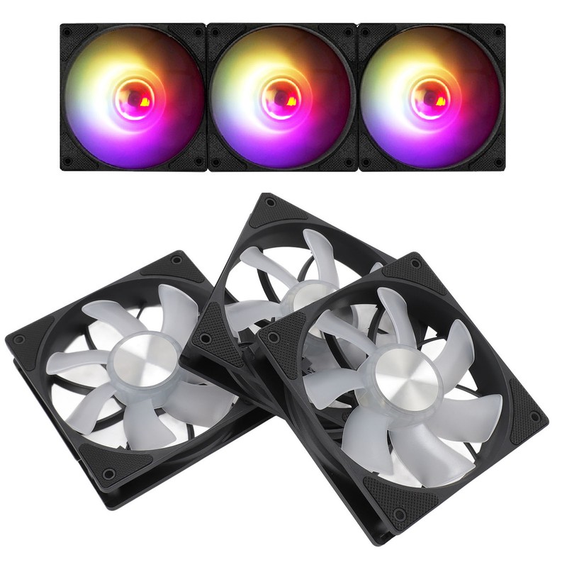 120mm PWM ARGB Case Fan MFDB Dynamic Pressure Bearing PWM