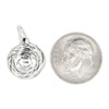 LGU Sterling Silver Empty Bird Nest Charm