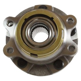 OHGGYQO Wheel Hub and Bearing Assembly Right Passenger Left Driver Rear Front Side Polished Protected with ABS Sensor 5 Lugs for Nissan for Altima 2.5L 2007-2012 M12*1.25-Bolt Thread Pitch