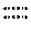 Perilla Home Set of 6 Marble Knobs for Cabinet &