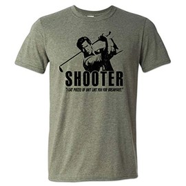 Shooter McGavin Legendary Golfer Tshirt Gift for Guy Heather Military Green