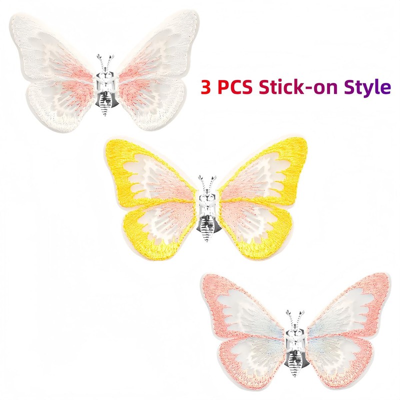 Butterfly Car Accessories, Waving Wings Dashboard Ornament, Rearview Mirror Decoration