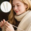2 Pieces Large Eye Blunt Needles Wool Thick Hand Knitter