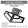 PSLER Mudguard Eliminator License Plate Bracket for Ninja 650 Z650
