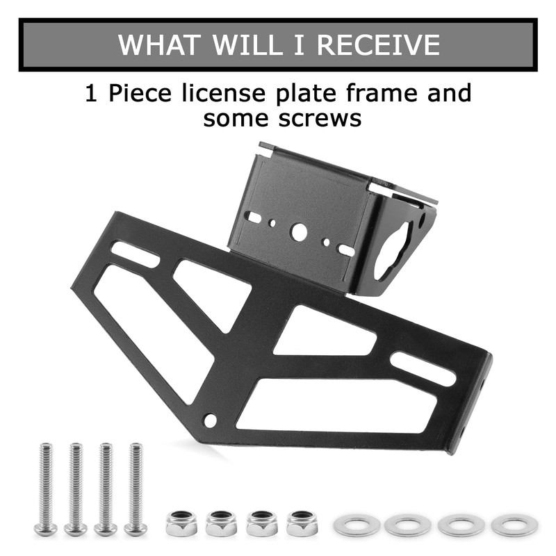 PSLER Mudguard Eliminator License Plate Bracket for Ninja 650 Z650
