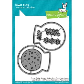 Lawn Cuts Custom Craft Die -Snow Globe Scenes Shaker Add-On -LF2429