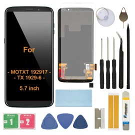 Screen Replacement for Motorola Z3 XT1929-1 XT1929-3 XT1929-4 XT1929-5 XT1929-6 XT1929-6M XT1929-8 XT1929-15 XT1929-17 6.01" Assembly LCD Display Touch Screen Digitizer with Tools & Tempered Glass
