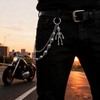 Men's Adjustable Belt Chain - Punk Biker Wallet Chain, Anti-Tangle