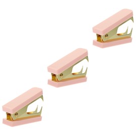 Operitacx 3St Klammer tragbarer Nagelheber Hefterentferner für das Büro Hefter Abzieher Werkzeug zum Entfernen von Heftern Handhefter Nagel entfernen Abzieher Nägel heben Abzieher Abs Rosa