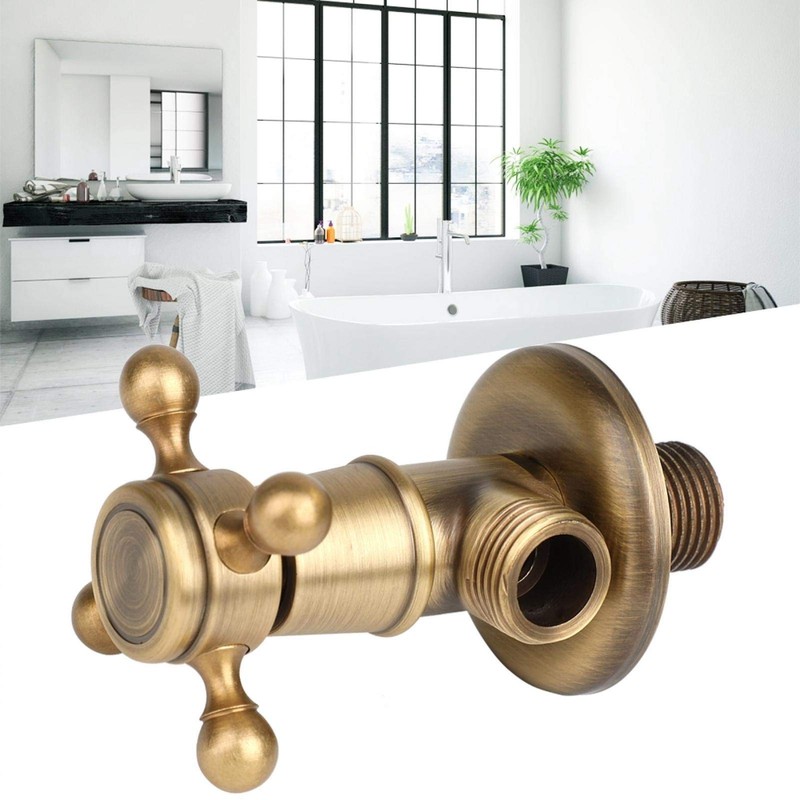 Válvula triangular de latón para baño Fdit 1/2G Herrajes para