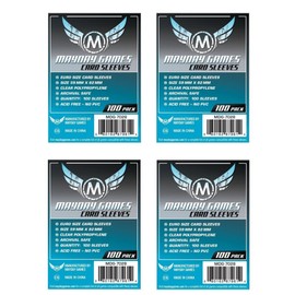 Mayday Games 7028 Clear Sleeves 59x92mm Euro Game Size (4x100, 400 sleeves)
