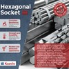 Kozelo 50pcs M4 Socket Head Cap Bolt Nut Assortment Kit